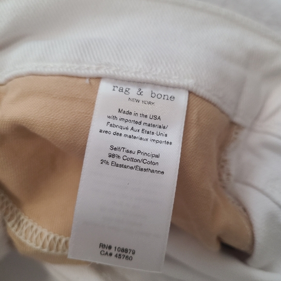 Rag & Bone Straight Leg High Waisted Classic Jeans - Picture 6 of 10